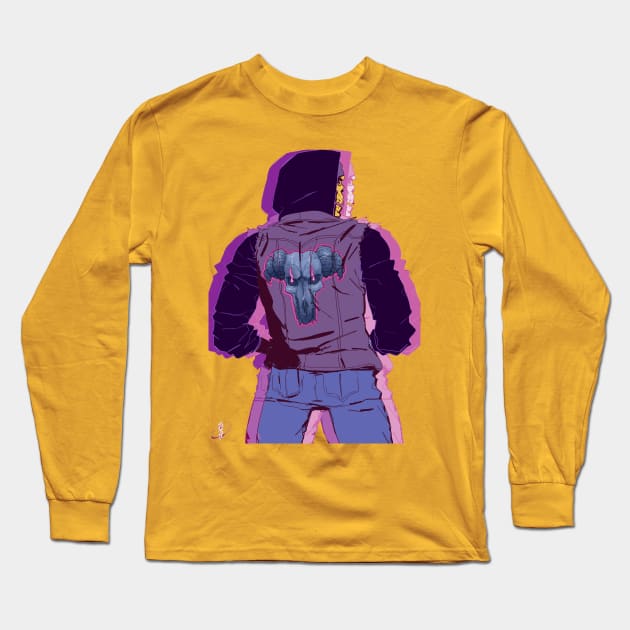 Skeletor Long Sleeve T-Shirt by pink basket